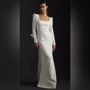 Rebecca Vallance Monique Gown (Ivory), Worn Once